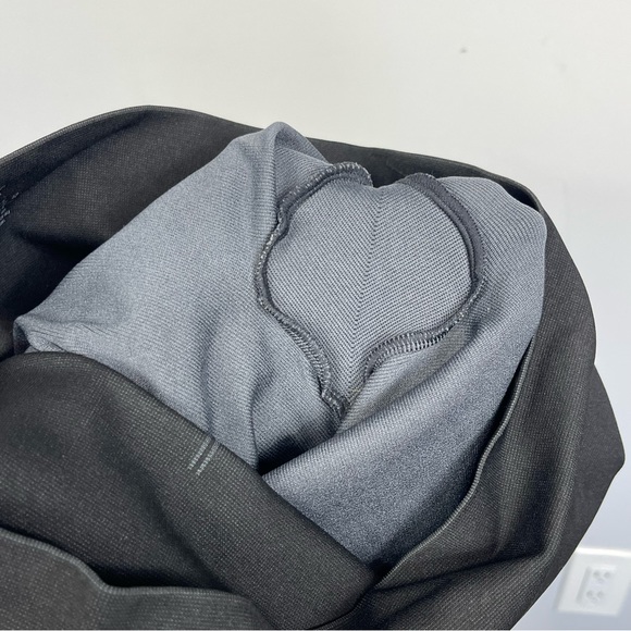 SPANX Look at Me Now Seamless Moto Leggings Black Gray Color Block High Rise XL - Picture 13 of 16